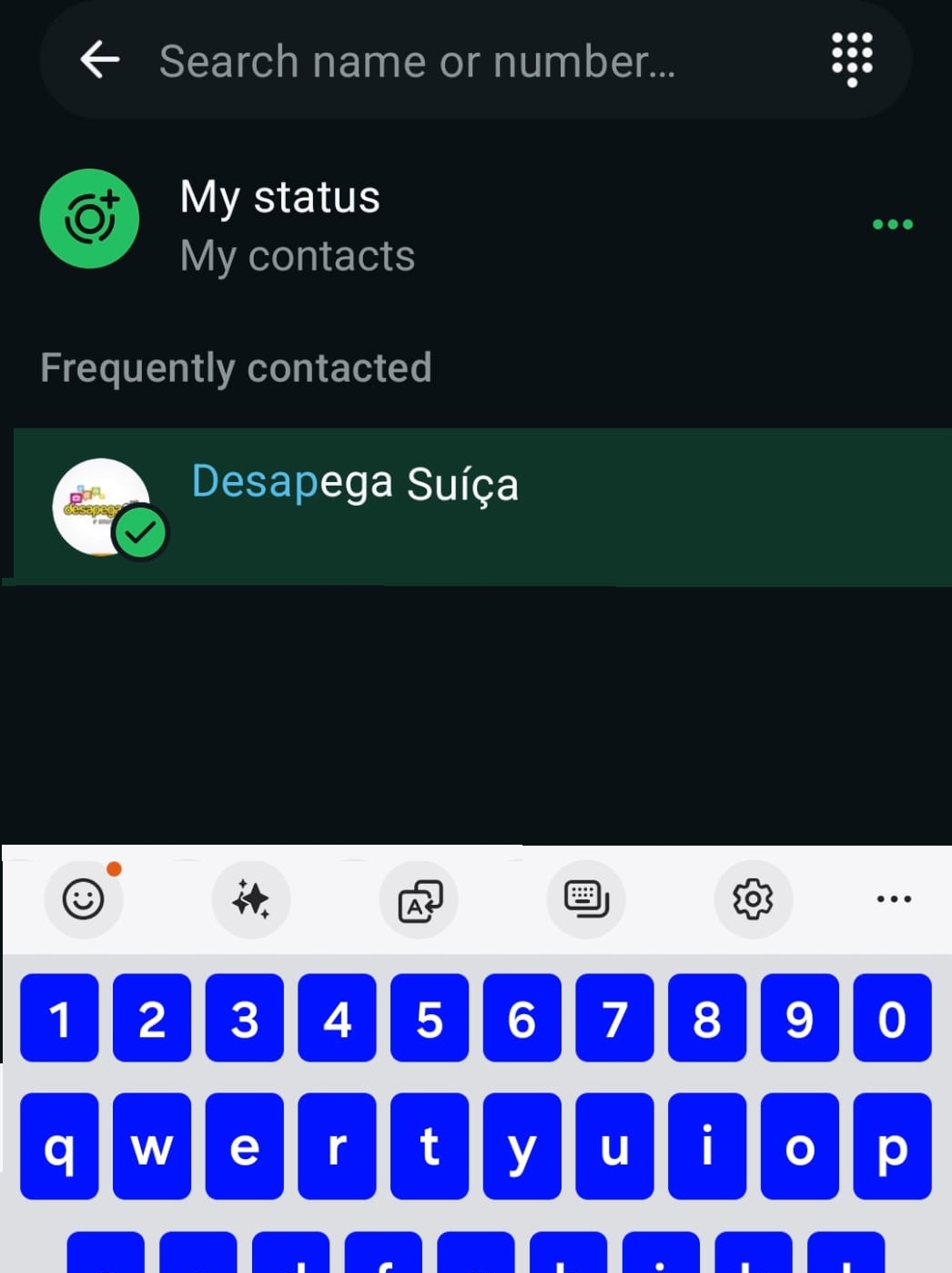 Enviar um item do Kukus para o WhatsApp 2