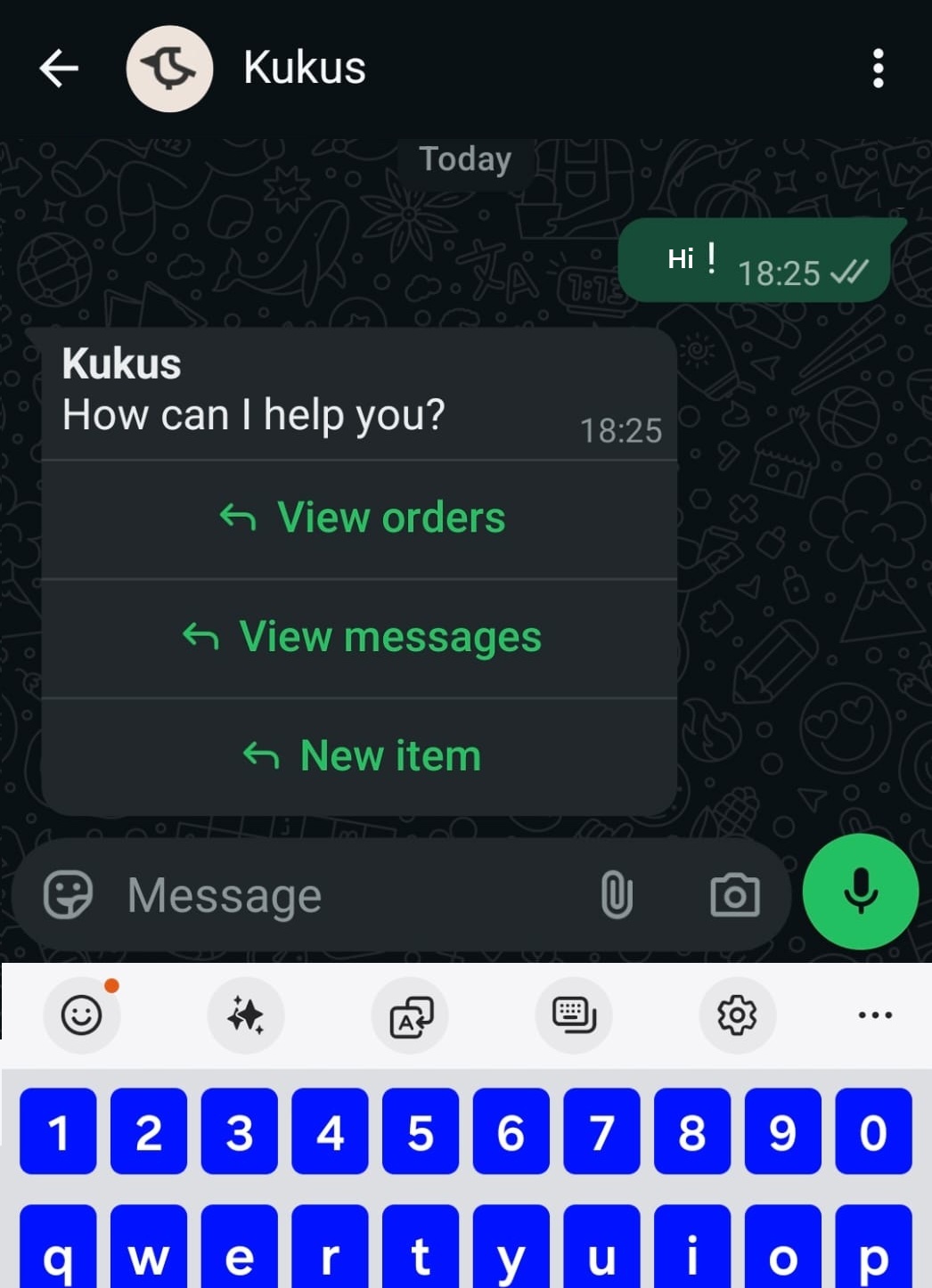 WhatsApp – Mais opções 1
